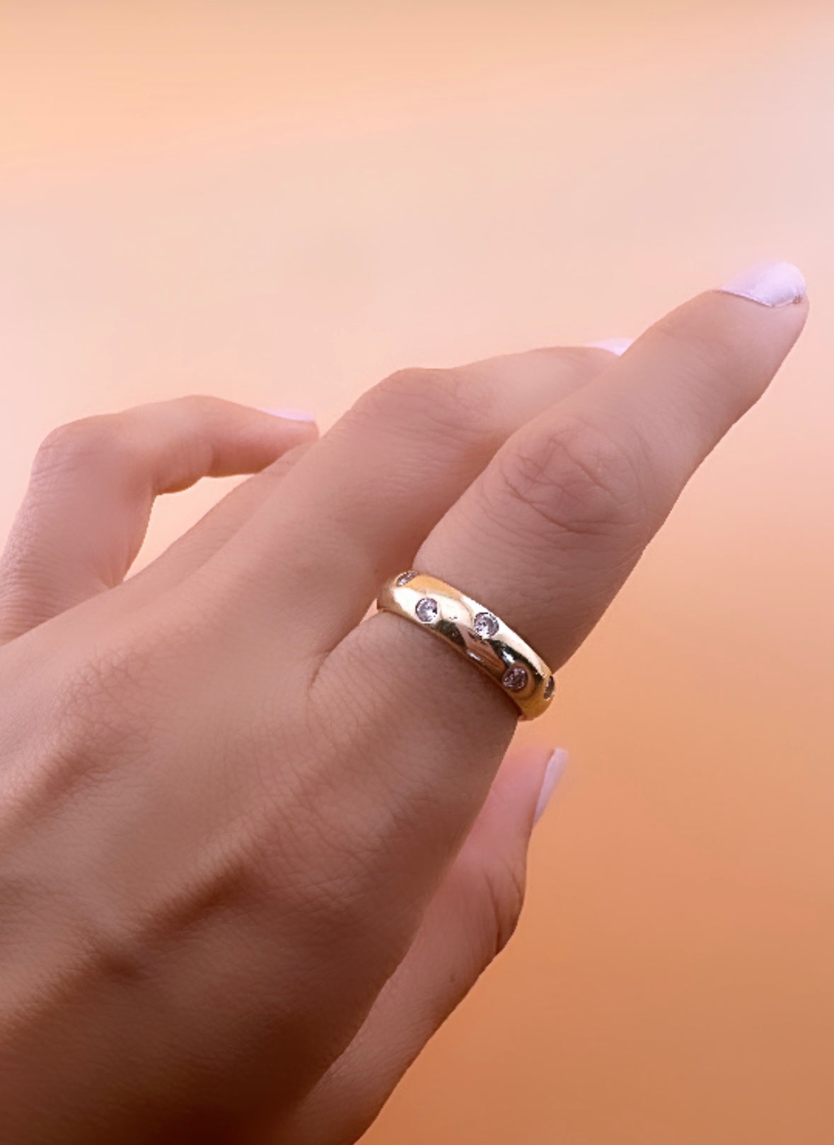 Diamond Constellation Eternity Band