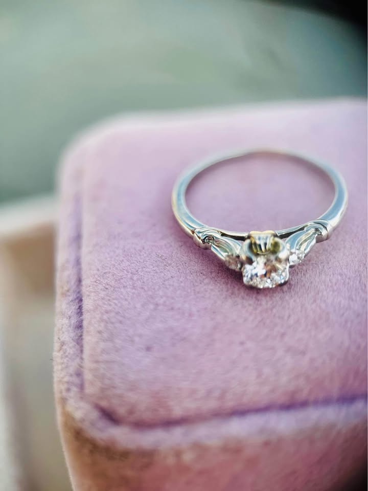 Engagement Ring Heart Setting