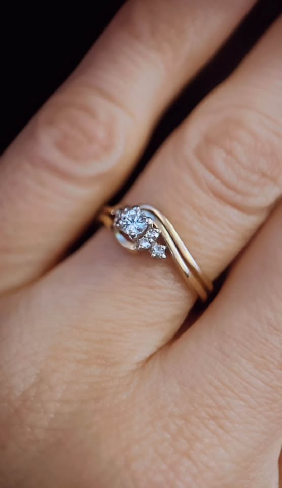 BIRKS vintage Diamond Engagement Ring
