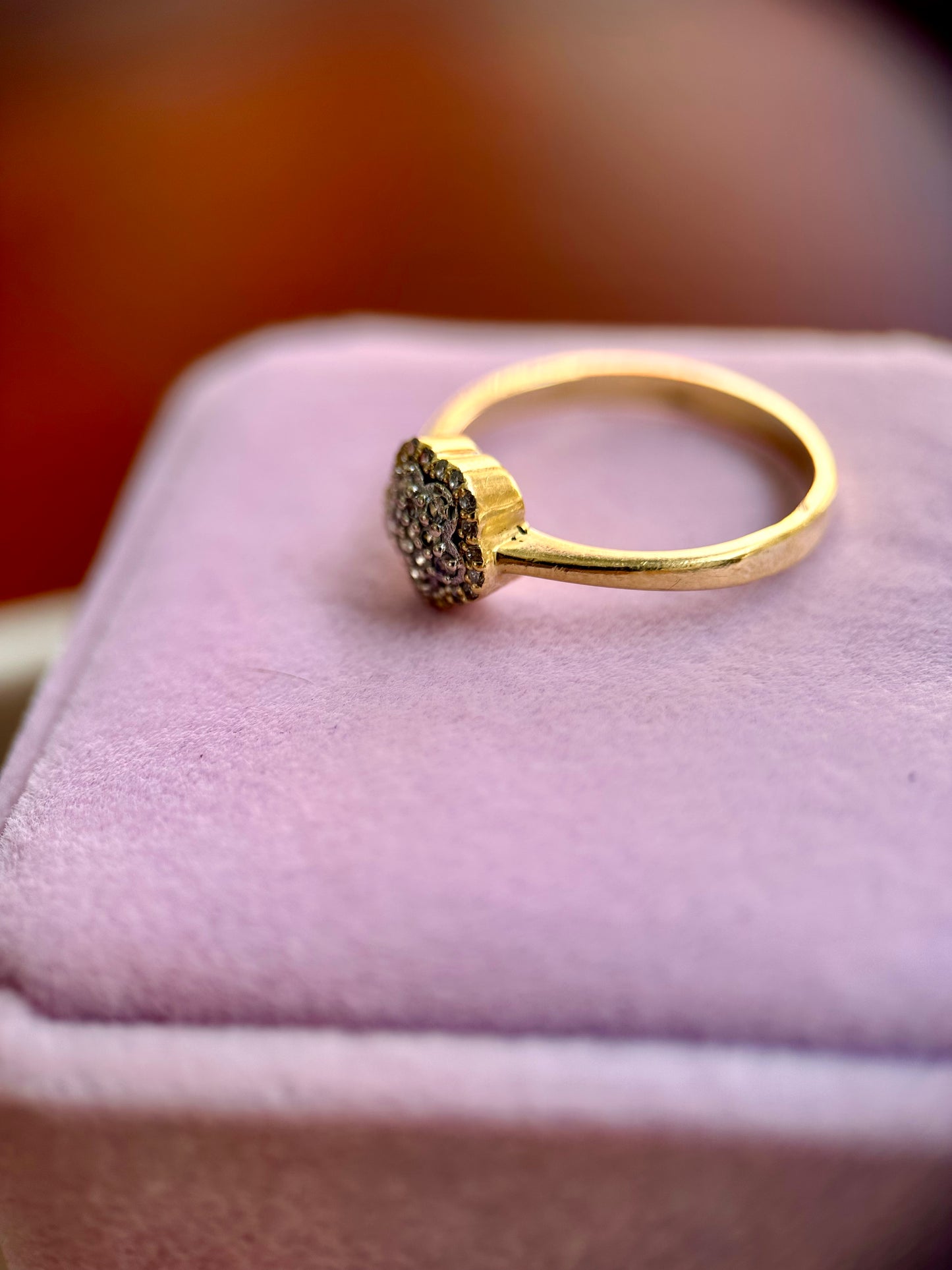 Gold Diamond Flower Band