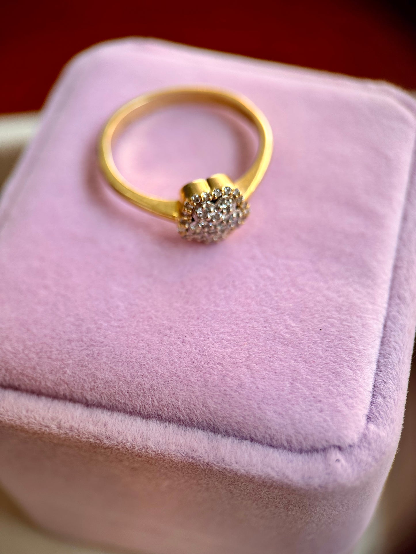 Gold Diamond Flower Band