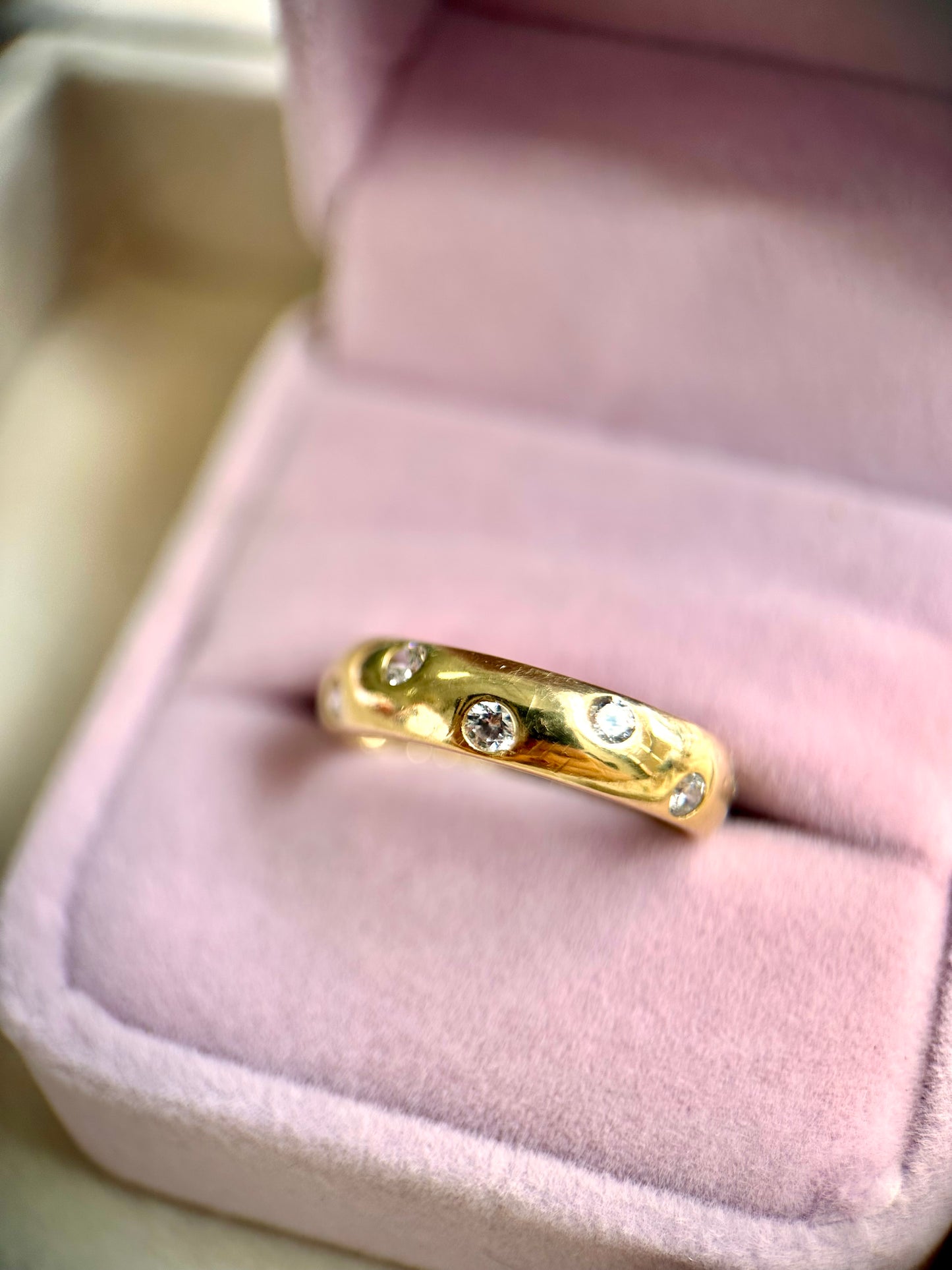 Diamond Constellation Eternity Band