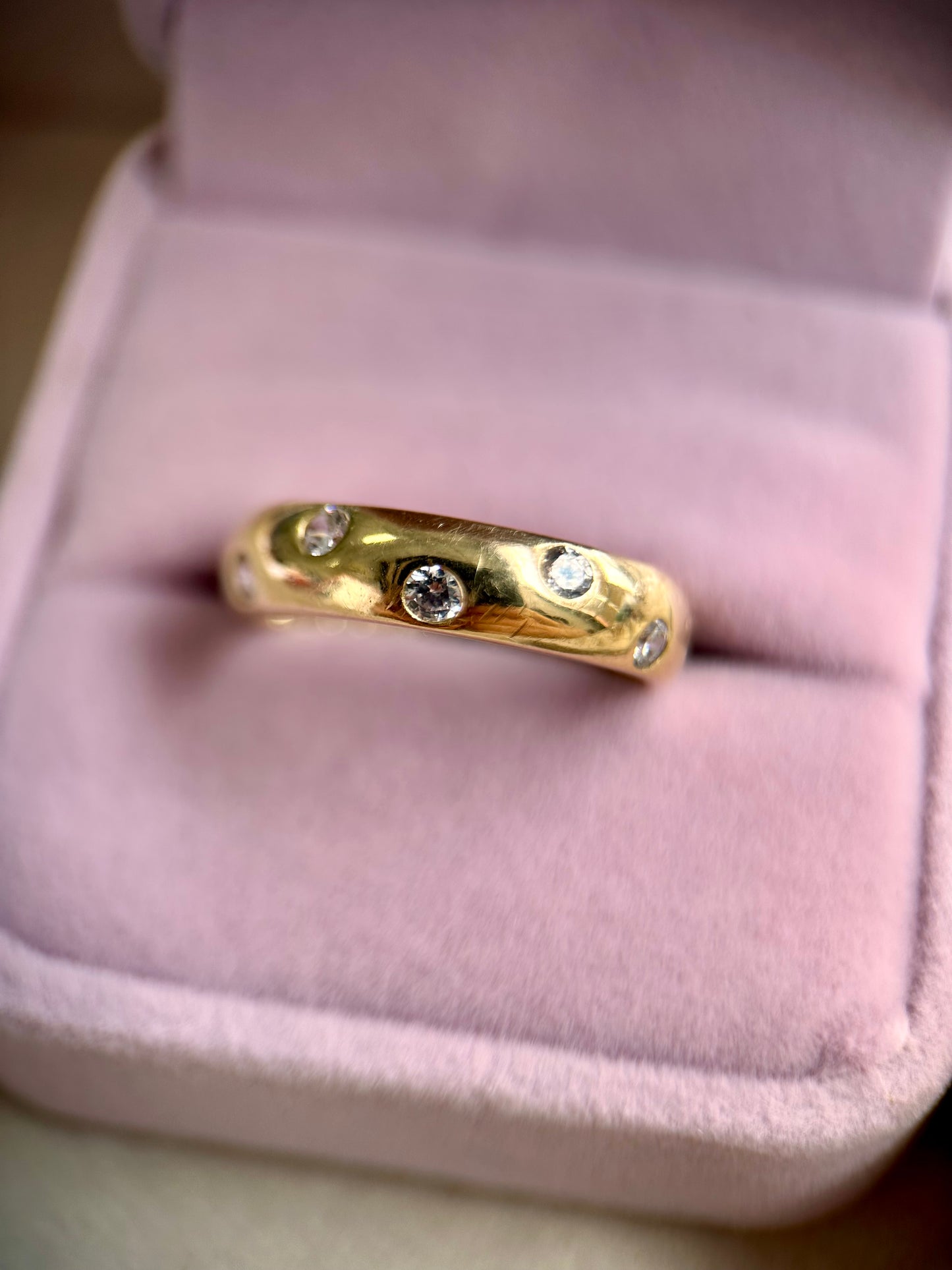 Diamond Constellation Eternity Band