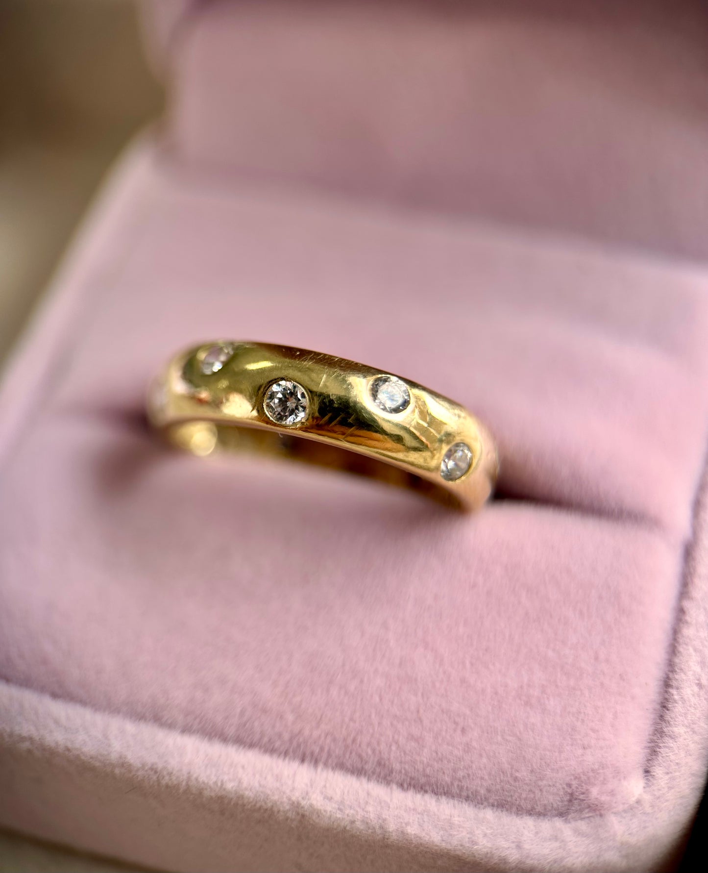 Diamond Constellation Eternity Band