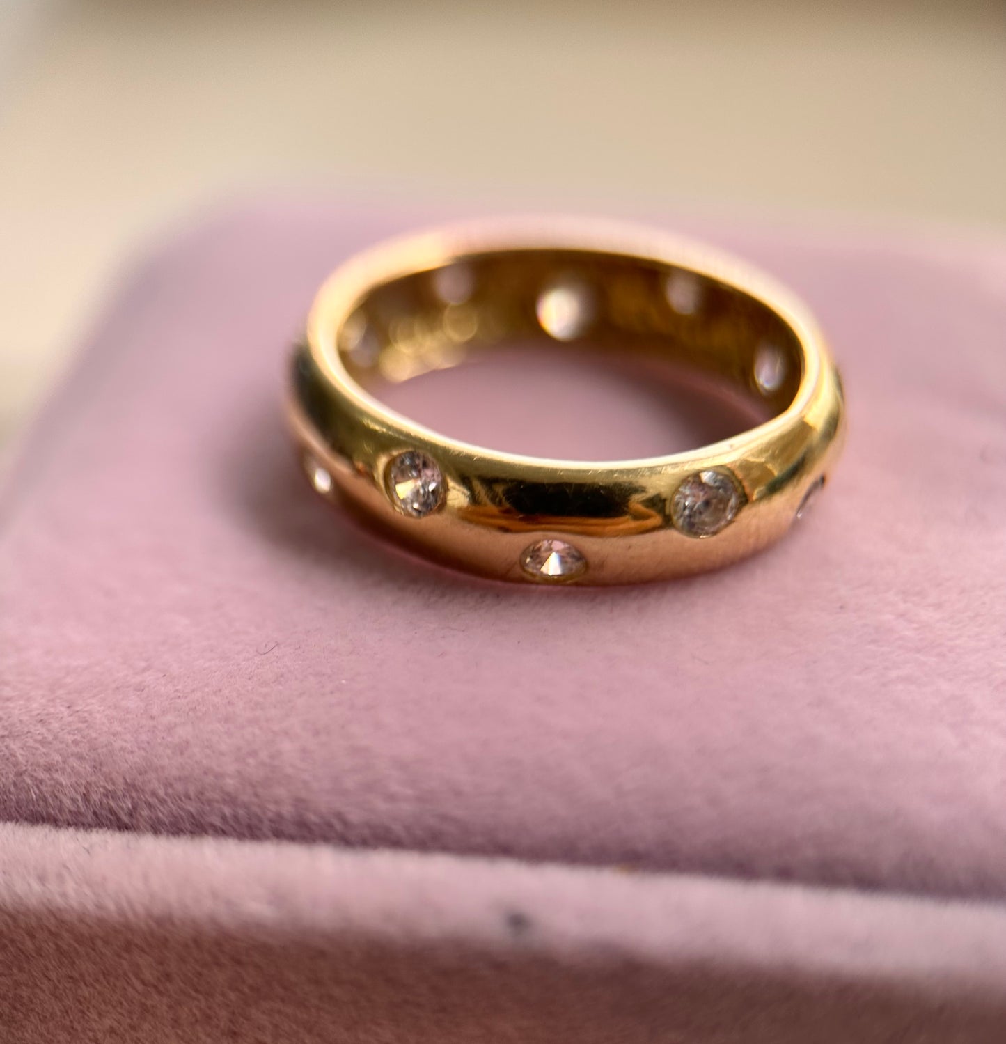 Diamond Constellation Eternity Band