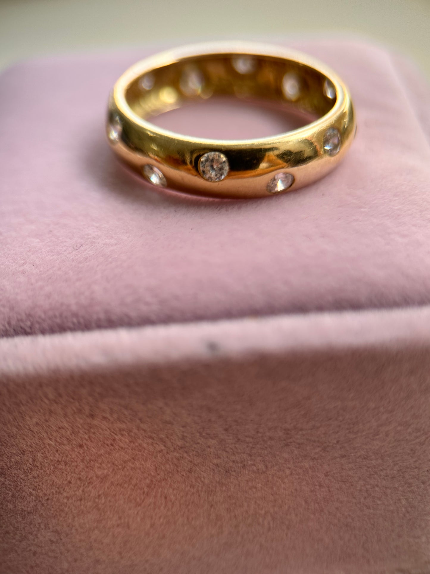 Diamond Constellation Eternity Band